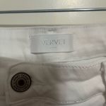 Vervet High Rise Cropped Raw Hem Wide Leg White Jeans Size 22W Photo 4