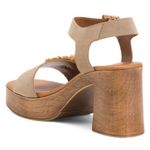 Sophia Milano  Made Italy Tan Suede Block Heel Sandals size 8 NWTs Photo 1
