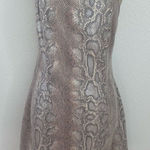 Urban Outfitters Size Large Dress Snakeskin Short Mini Dress Club Party Photo 0