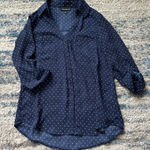 Fortune + Ivy Polka Dot Button Down Photo 0