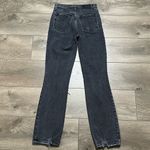 Abercrombie & Fitch 90's Straight Ultra High Rise Black Stretch Ankle Jeans 25 Photo 4