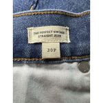 Madewell The Perfect Vintage Straight Jean Womens Size 30P NEW Jeans Whiskering Photo 8