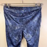 Ideology Womens Metallic Print High Rise Leggings Color Indigo Sea Size 3X Yoga Photo 3