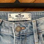 Hollister  curvy ultra high rise dad patch jeans Photo 5