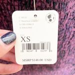 Free People  Smock It To Me Mini Dress Puff Sleeve Plum Floral Size XS NEW Photo 8