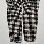 Old Navy  Pixie Chino Pants Stretch Cotton Women’s 10 Black & White Houndstooth Photo 6