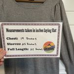 Talbots NWT  Women's Metallic Silver Long Sleeve Crew Neck Knit‎ Top Medium Photo 1