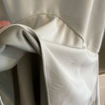 L'ATISTE  by amy white off white/grey fully lined Dress Gown EUC SIZE‎ LARGE Photo 5