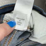 Madewell  Dark Wash High Rise Baggy Straight Jeans‎ Photo 7