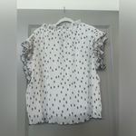 Ganni  Georgette Pleated Blouse Size 42 Photo 4