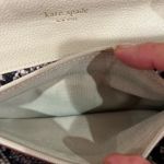 Kate Spade  black and snake print leather long wallet Photo 9