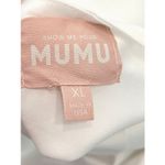 Show Me Your Mumu  Jasmine Halter Maxi Dress Ivory Luxe Satin XL Photo 6