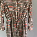 Apt. 9  women's gray/pink‎ long sleeve pockets dress size 10 Photo 0