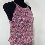 Gap Pink and Purple Spaghetti Strap Romper Shorts Size Medium Women’s Photo 4