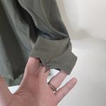 Uli Schneider Pocket Snap Sides Women 8 Green Long Sleeve Round Neck Top Photo 2