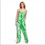 Lilly Pulitzer Jumpsuit One Piece White Green 20th Anniversary Collection Boom Size XS Photo 1