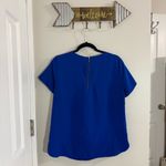 Lands End Royal Blue Women's Blouse Size 10 Photo 5