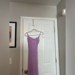 Bardot Adoni Mesh Midi Dress in Lilac Photo 5