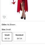 Red Devil Sexy Halloween Costume Small New Photo 1