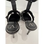 Valentino Garavani Valentino Women Black Roman Stud Patent Leather Pump Heels Shoes Size EU 37 US 7 Photo 4