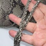 Michael Kors Chain Python Leather JET SET Tote Hobo Convertible Shoulder Bag WIT Photo 13