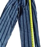 Loft 2 Piece Linen Jumpsuit Pinstriped Navy and White Womens Size 4P NWT Photo 12