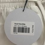 Princess Polly White Linen Pants Photo 1