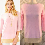 Lilly Pulitzer  Dayna Top Coolmax Lightweight Pink Tropic‎ Sweater Size XXS Photo 1