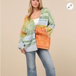 Lulus  multi strip cardigan Photo 3