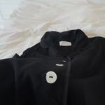 Sleeper Black Party Pajama Top Women’s Size M Button Photo 3