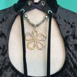 Everly faux velvet mini dress Photo 1