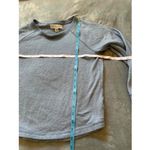 LIVE LOVE LOUNGE Light Gray Crew Neck Soft Loungewear Sweatshirt Size Medium Photo 6