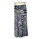 Sunny Leigh Maxi Skirt Small Mixed Print Zebra Animal Boho Gypsy Stretch Artsy Photo 3