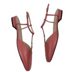 Gucci  Double GG T Strap Patent Leather Ballet Flat Pink Size 39.5 Photo 6