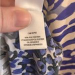 Laundry by Design Womens 6 True Wrap Dress Animal Print Cap Sleeve Purple Black Photo 4