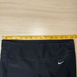Nike  Dri-Fit Cropped Black Womens Running Leggings size S small Straight Leg Photo 7