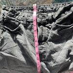 Old Navy Vintage Y2K Extra High Rise Straight Leg Jeans Dark Grey Distressed 8 Photo 11