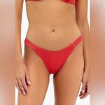 VIX Firenze Fany Bikini Bottom, Size Small, $118 Red Photo 0
