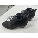 Clarks Womans Active Air Brown Suede Lace Up Heel Ankle Bootie Size 8 M Photo 2