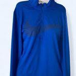 Nike Dri-Fit Blue Running workout jacket S Photo 0