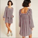 Anthropologie Maeve by  Adrienne Tunic Dress in Pink Black Size Extra Small‎ Photo 1