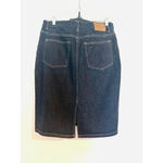 Lauren Ralph Lauren Denim midi Skirt size 8 Blue dark wash Photo 1