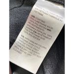 Chico's Faux Leather Ponte Slim Pants Size 16 S Classic Fit Black Coated Slimming Photo 9