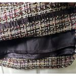 J.Crew  Pink Purple Brown Black Yellow PENCIL SKIRT Tweed Wool Blend SIZE 4 Photo 7