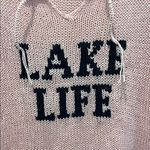 Wooden Ships  Pink Knit Sweater Photo 3