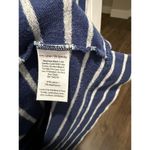 Vineyard Vines Women’s  Flutter Sleeve Dress Striped Blue Gray Sz L Photo 2