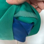 Papell 100% Silk Shift Womens Dress Sz 4P Artsy Bright Colorblock 60s Inspired Blue Photo 10