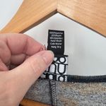 Clara Sun Woo Tunic Top Womens Small Oversized Blue Gold Floral Polyester VTG Photo 8