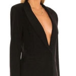 Norma Kamali Revolve  Boyfriend Jacket Oversized Blazer Black size 8 $289 Photo 0