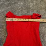 Forever 21  Size Small S Red Mini Dress Elegant Going Out Cotton Date Night Photo 10